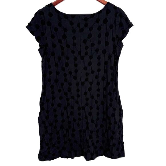 Niche Nilgun Derman Womens Sz Small Black Wearable Art Mini Dress - Picture 6 of 6